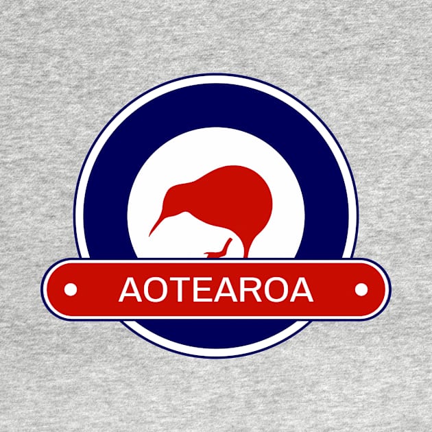 Aotearoa Air Force Roundel RNZAF by Yesteeyear